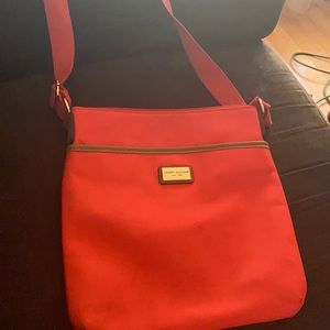 A Tommy Hilfiger hot orange bag